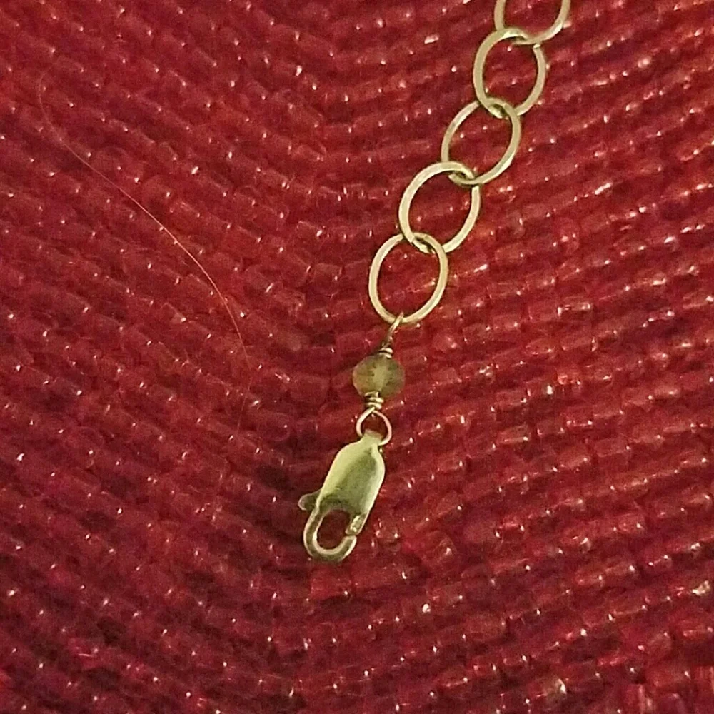 Silver Bracelet with Gray Beads - Picture 4 of 6